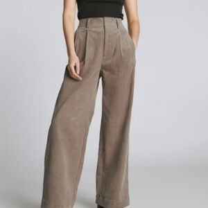 Everlane Way High Drape Corduroy Wide Leg Pants